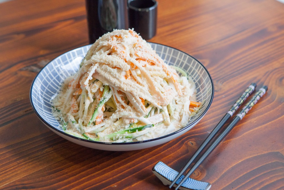 Crab surimi salad